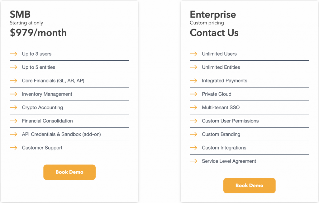 SoftLedger Pricing - accounting software for real estate investors